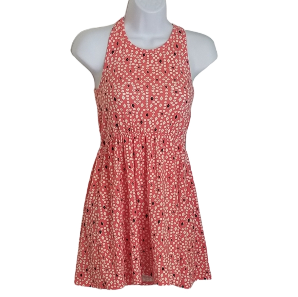HARPER CANYON GIRLS ORANGE PRINTED  SUNDRESS WITH CRISS CROSS BACK SIZE …